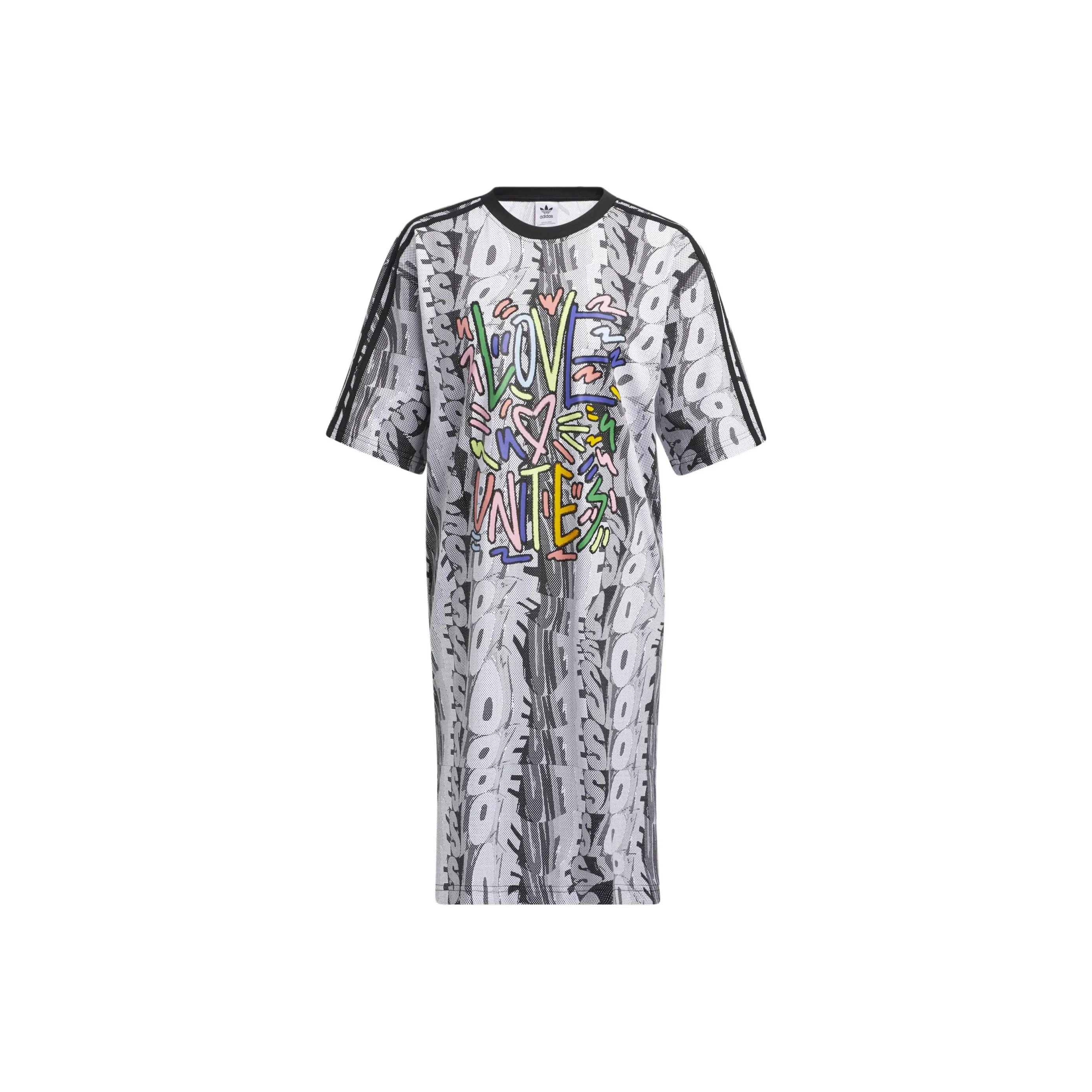 Adidas Originals Short Sleeved Dresses Women's Gray