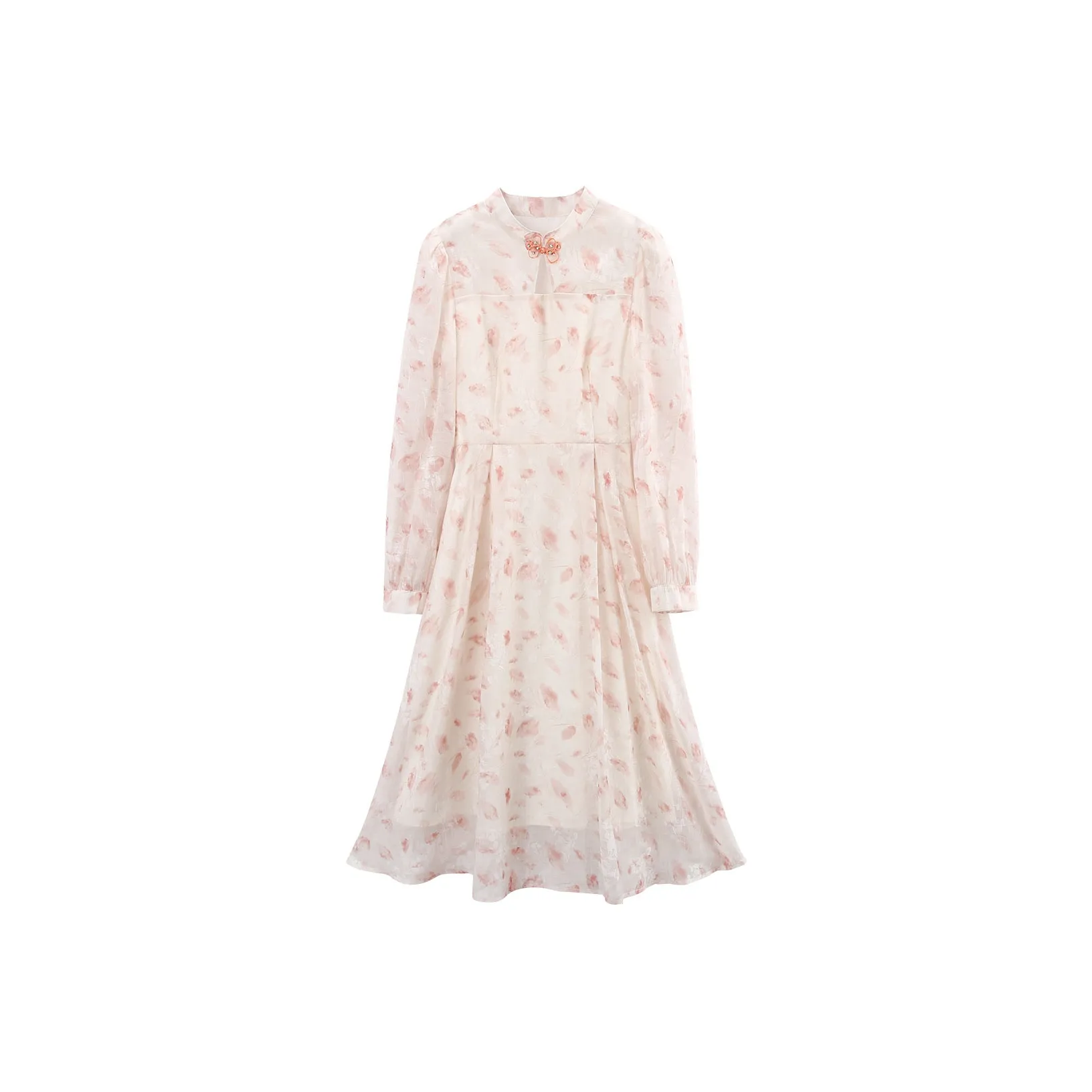 A Paradise For Awakening Long Sleeved Dress Women's Pink