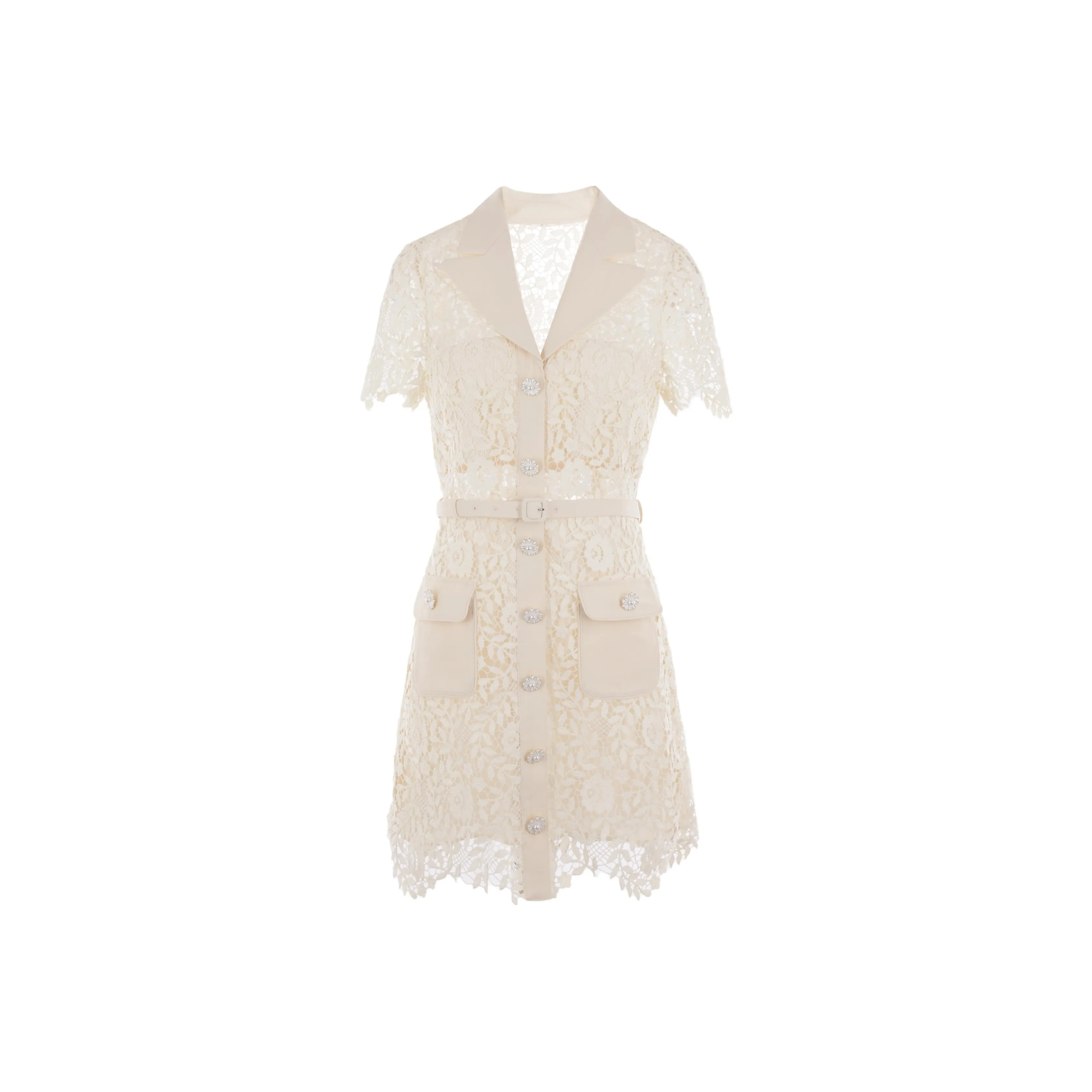 Self Portrait SS23 Короткий рукав платье женское цвет сливовый