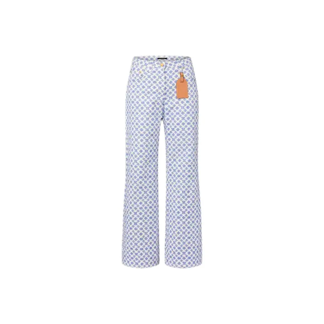 LOUIS VUITTON Blurry Monogram Boot Cut Jeans