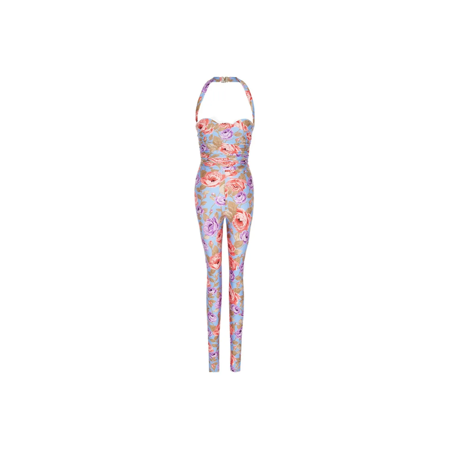SAINT LAURENT SS22 Jumpsuit Women's Blue