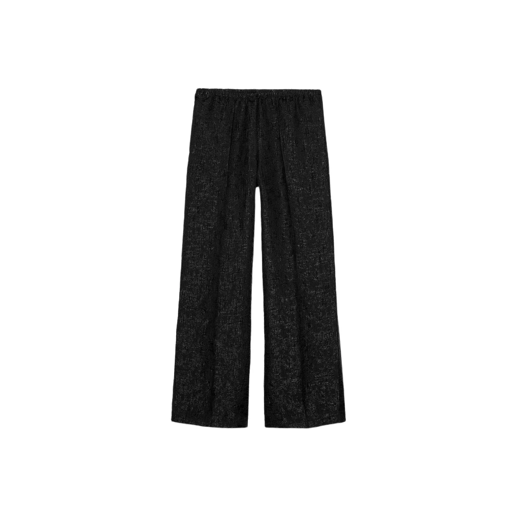 ZARA Повседневные брюки Женские Черный