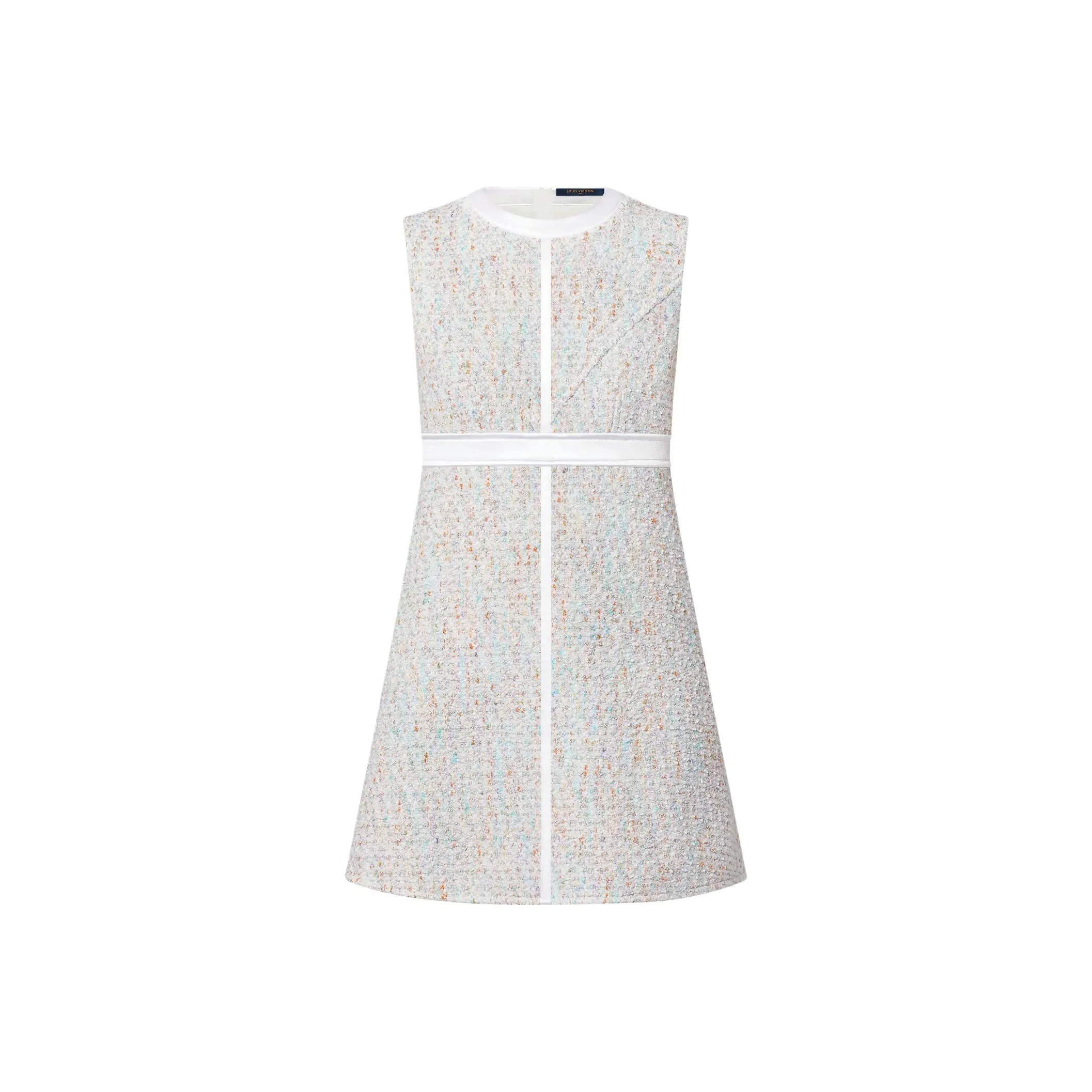 LOUIS VUITTON SS22 Sleeveless Dress Women's Silver