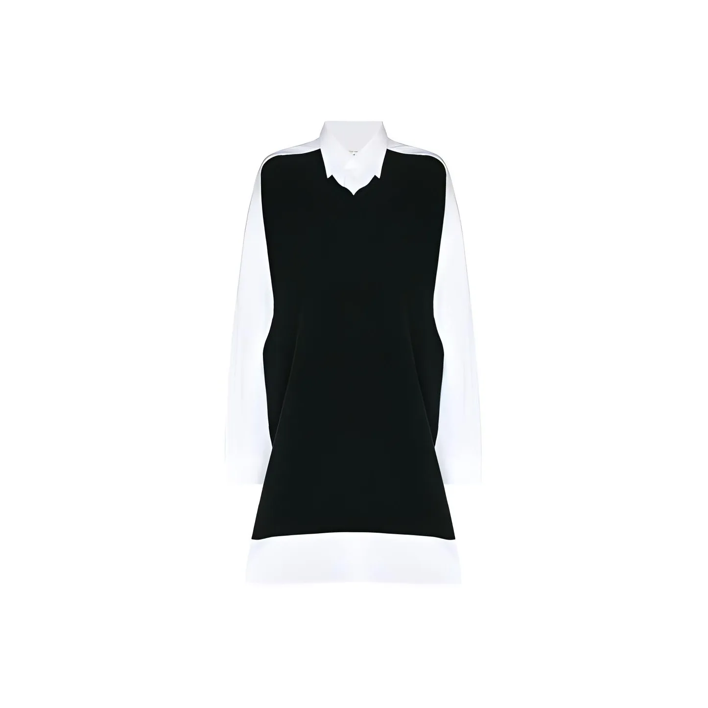 Maison Margiela Oversized Jumper panel Shirt Dress