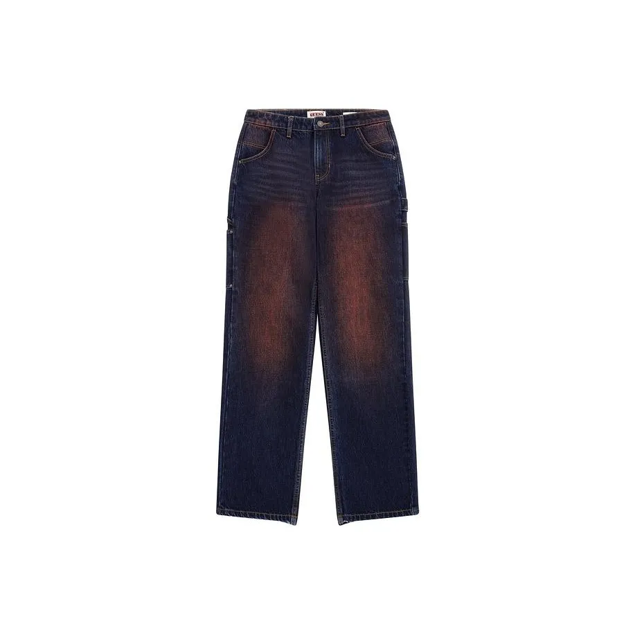 GUESS Женские джинсы темно-синего цвета