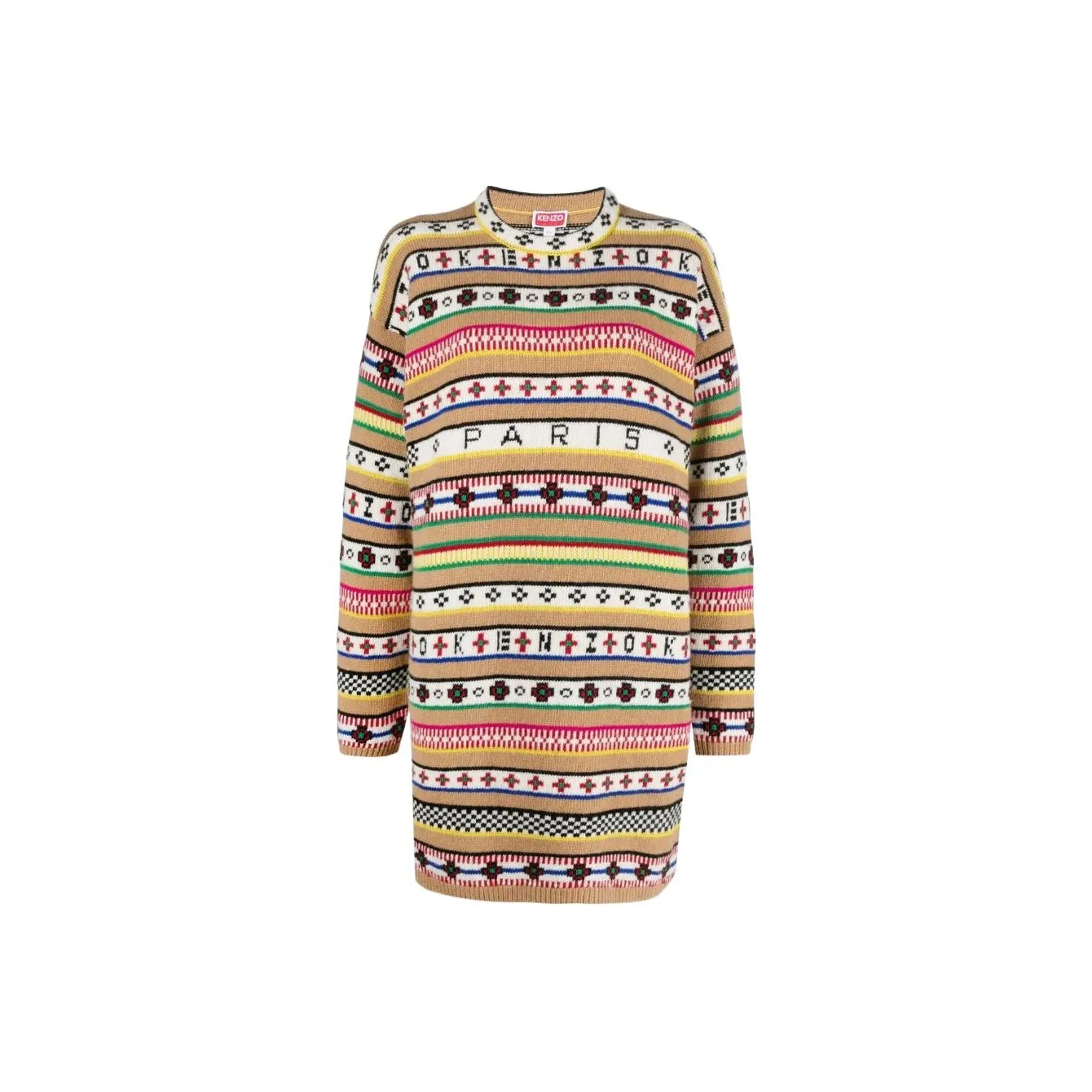 KENZO Intarsia knit Jumper Dress