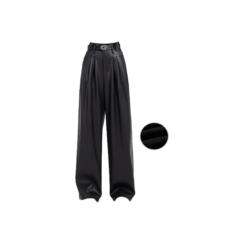 Prinstory Leather Pants Women's