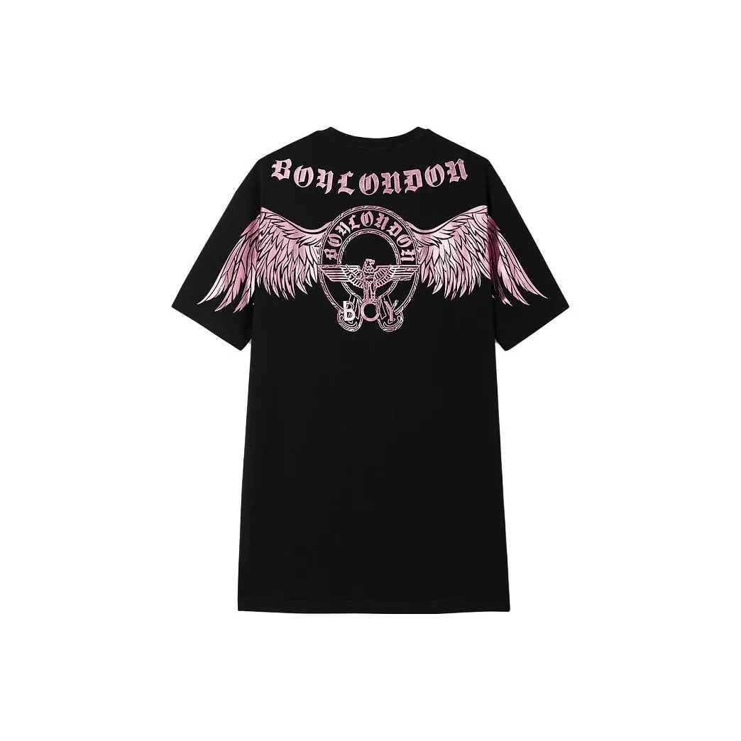 Boy London Short Sleeved Dress Women's Black