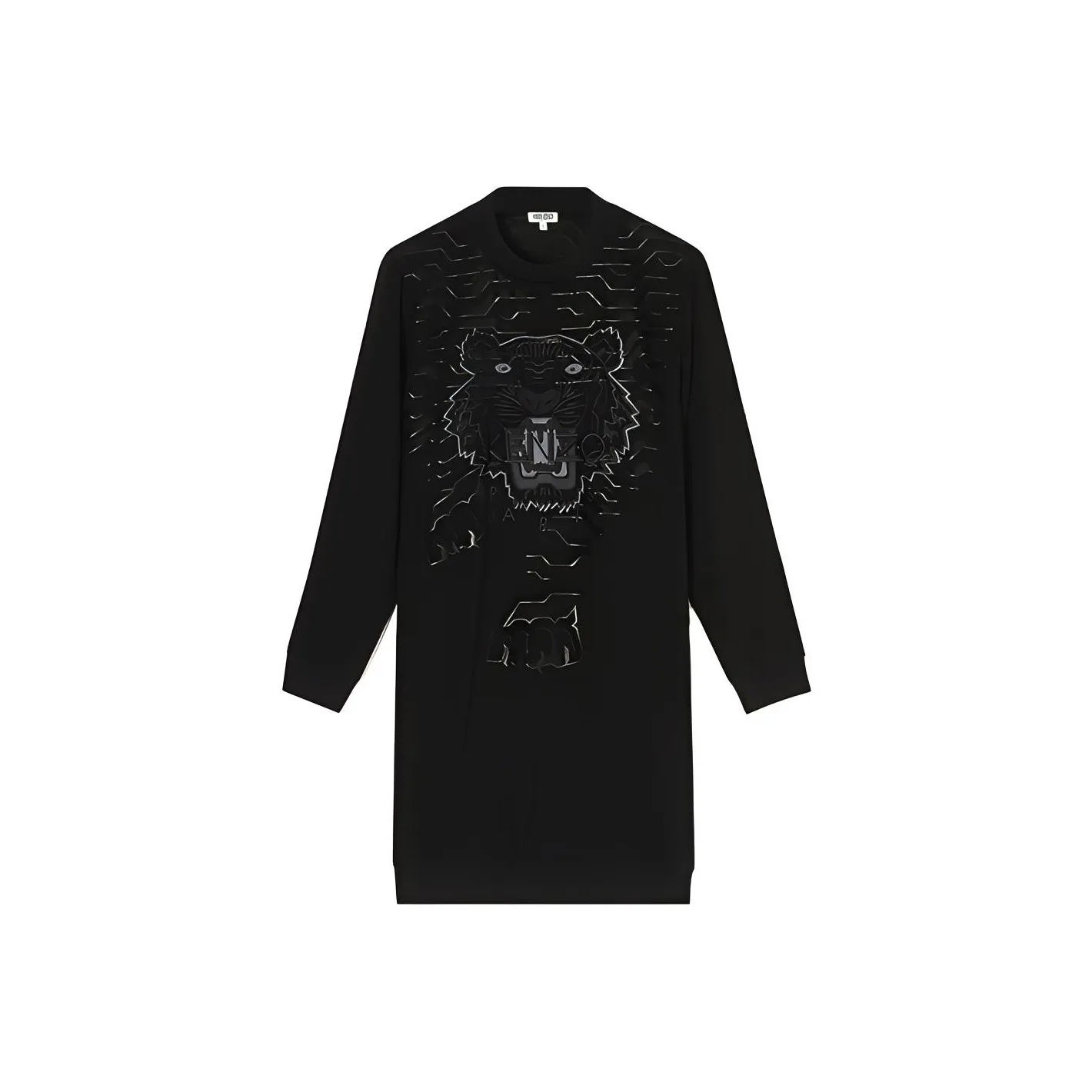 KENZO SS21 Long Sleeved Dress Women's Black