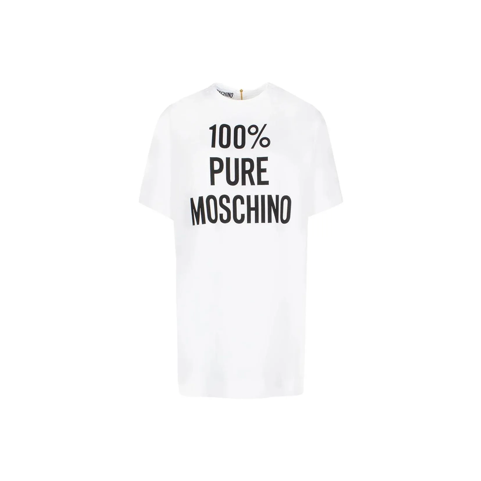 MOSCHINO Logo Printed T Shirt Mini Dress