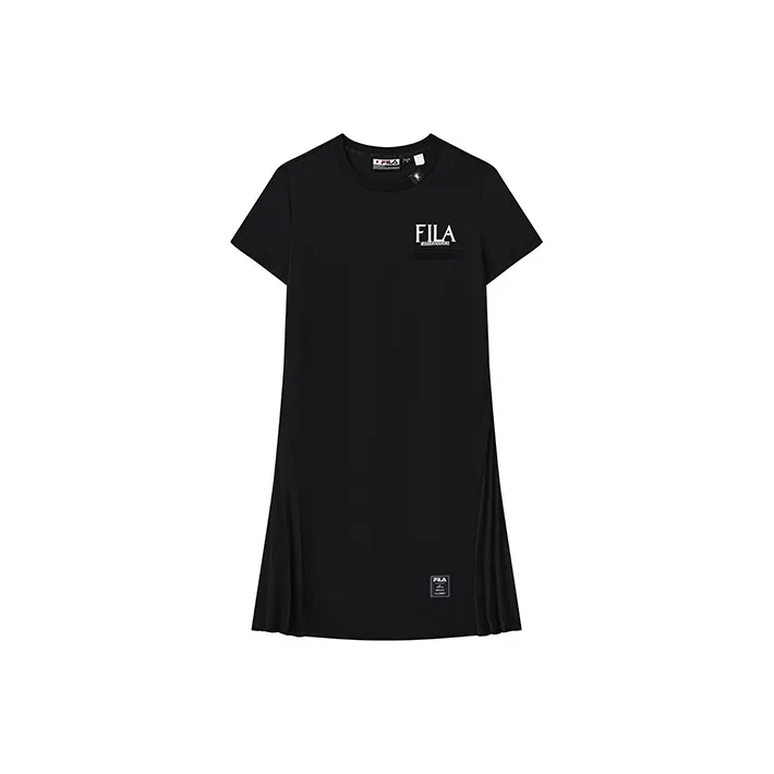 FILA Short Sleeved Dress Women's Jet Black
