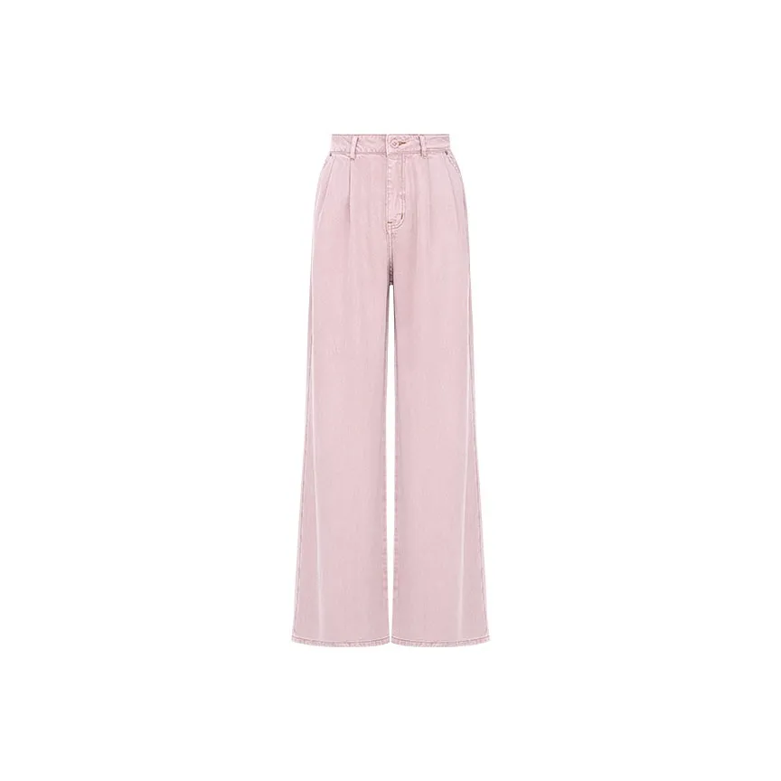MEIYANG Jeans Women's Pink
