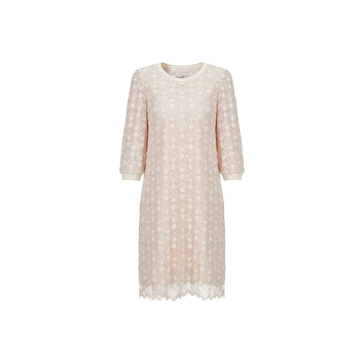 JZ. ANNAKRO Короткий рукав Платье Женское Пастельно-розовый Красный