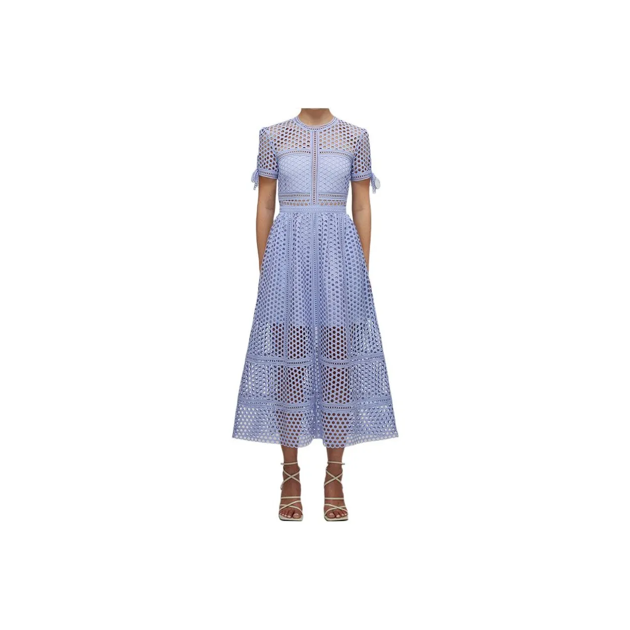 Self-portrait Short-Sleeved Dresses Women's Lilac
