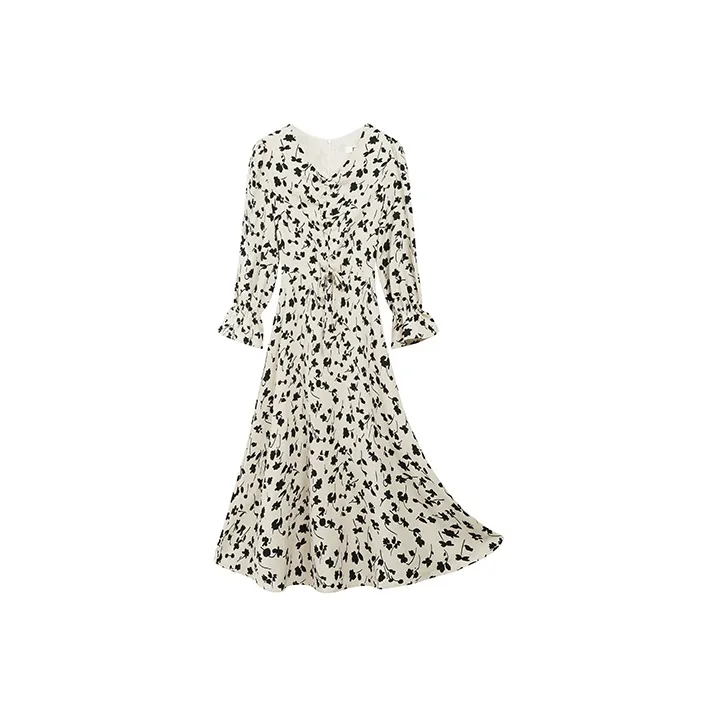 MOPB Женские Длинные Платья с Рукавами