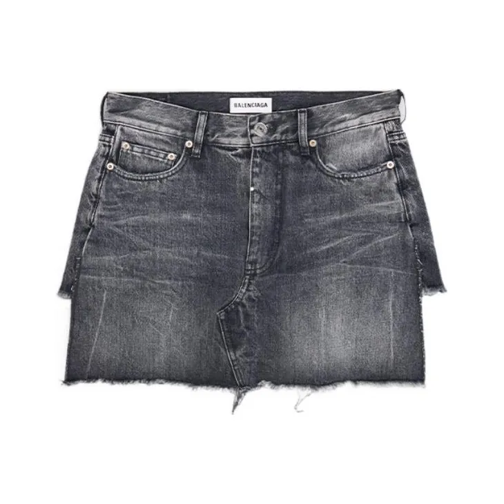 Balenciaga SS22 Повседневные шорты облегающий крой женские серые