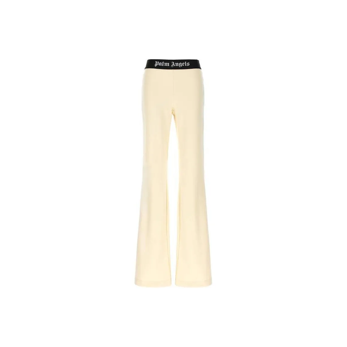 PALM ANGELS Logo Elastic Waistband Flared Track Rose pants