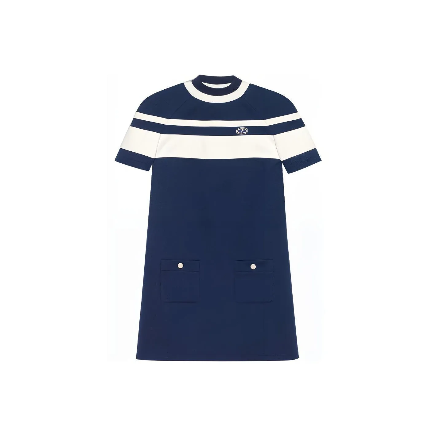 GUCCI Short Sleeved Dress Women's Blue