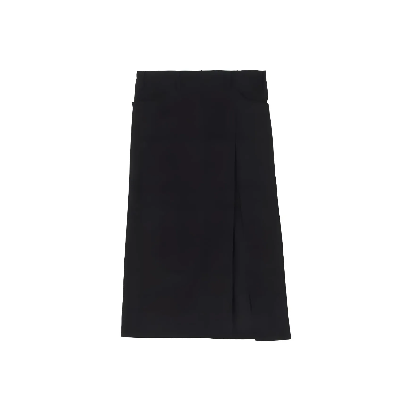 Yohji Yamamoto Side slit Denim Maxi Skirt