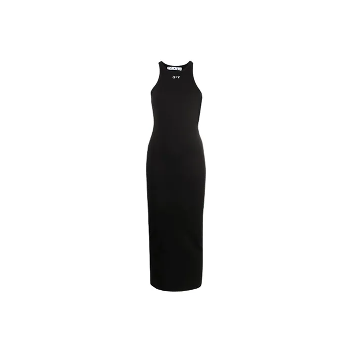 OFF WHITE SS21 Sleeveless Dresses Women's Black
