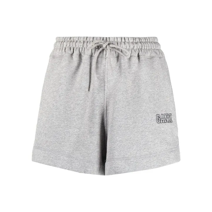 GANNI Серые Женские Повседневные Шорты