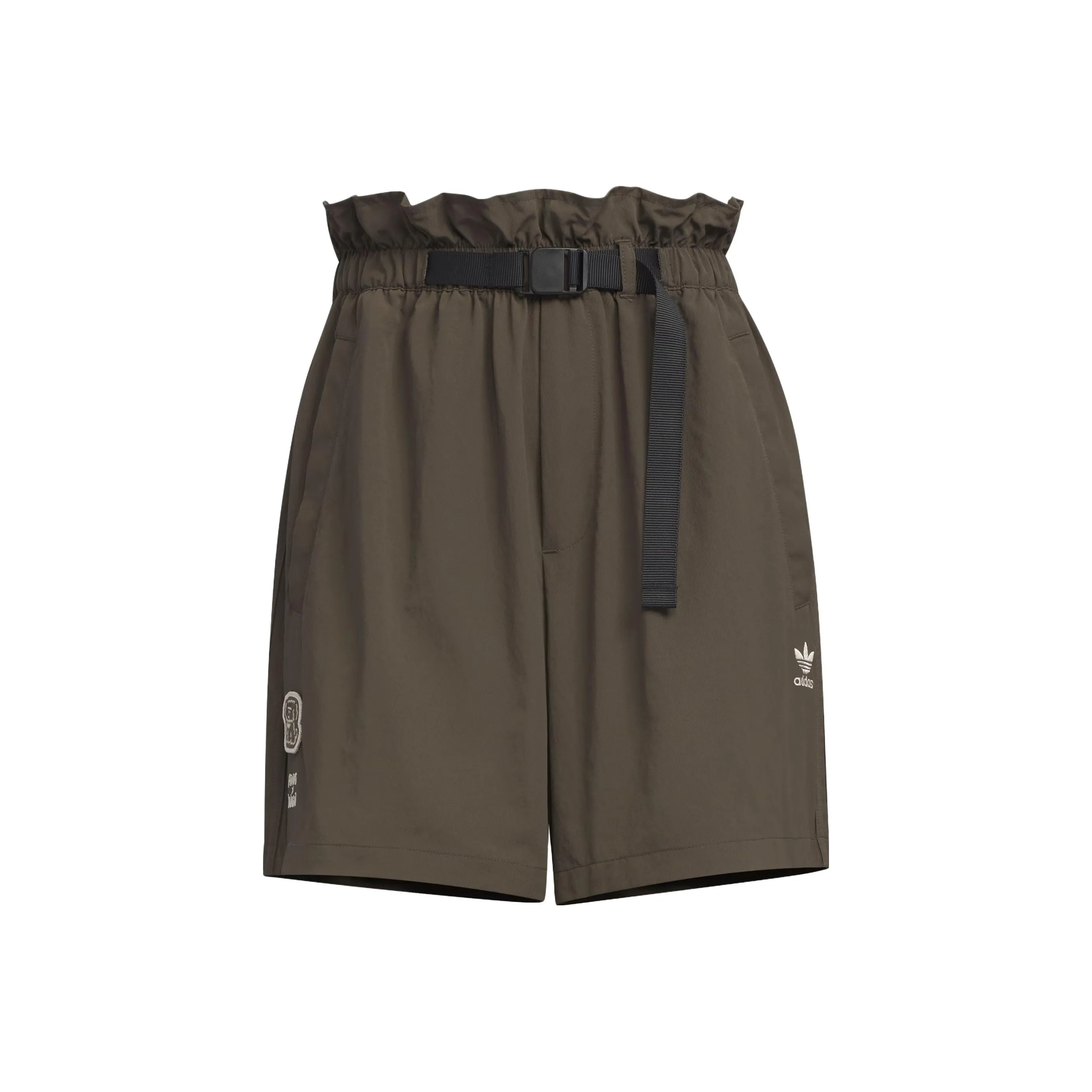 Adidas Originals Adidas X Yu Nagaba SS23 Co branded Series Casual Shorts Women's Olive Green