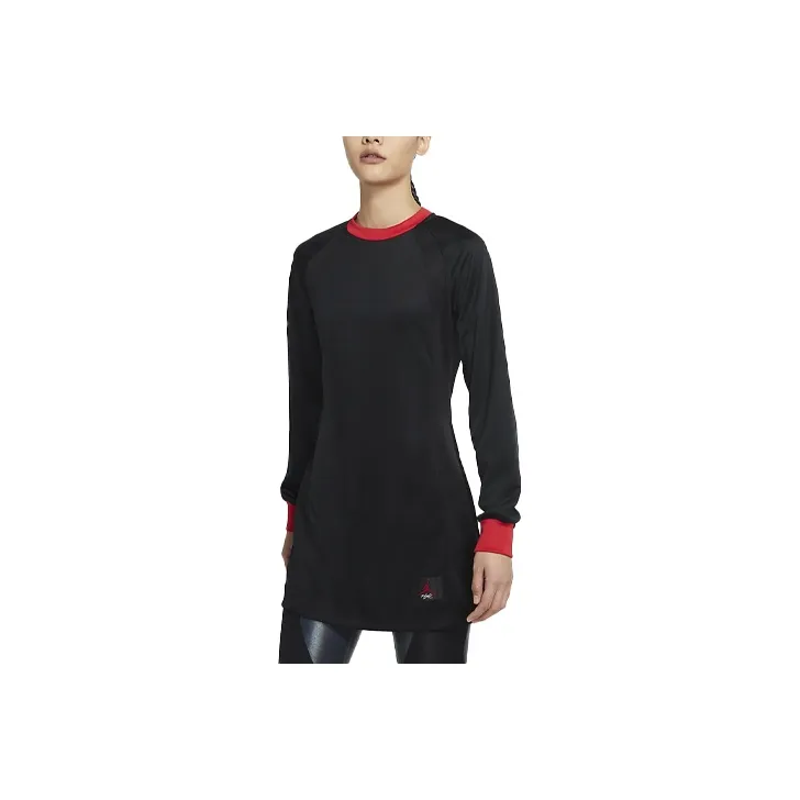 JORDAN Long Sleeved Dresses Women's Black
