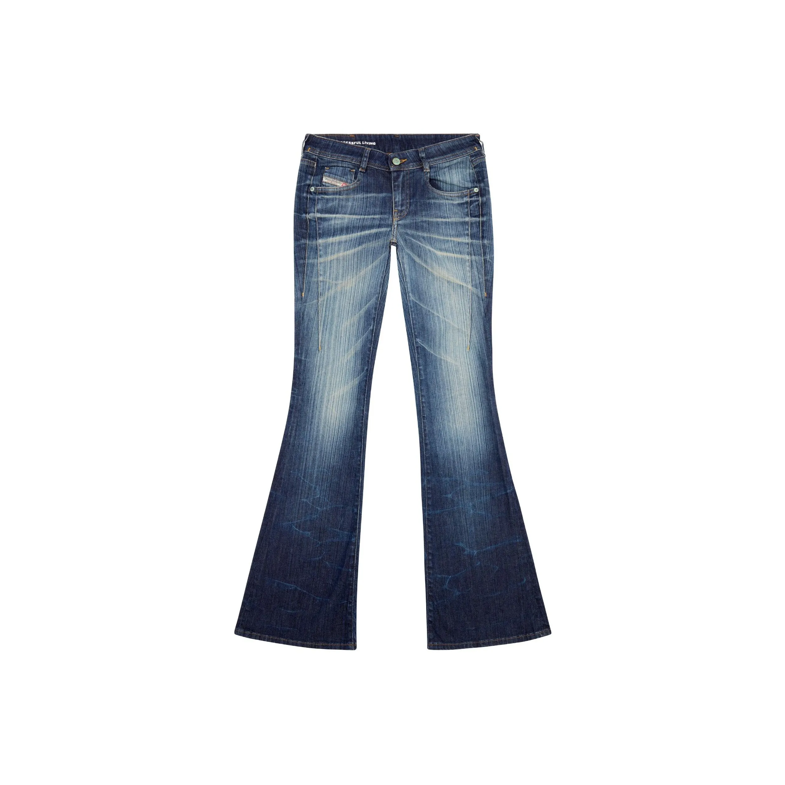 DIESEL Women's D Ebbey Bootcut And Flare 1969 09i03 Jeans Dark Blue