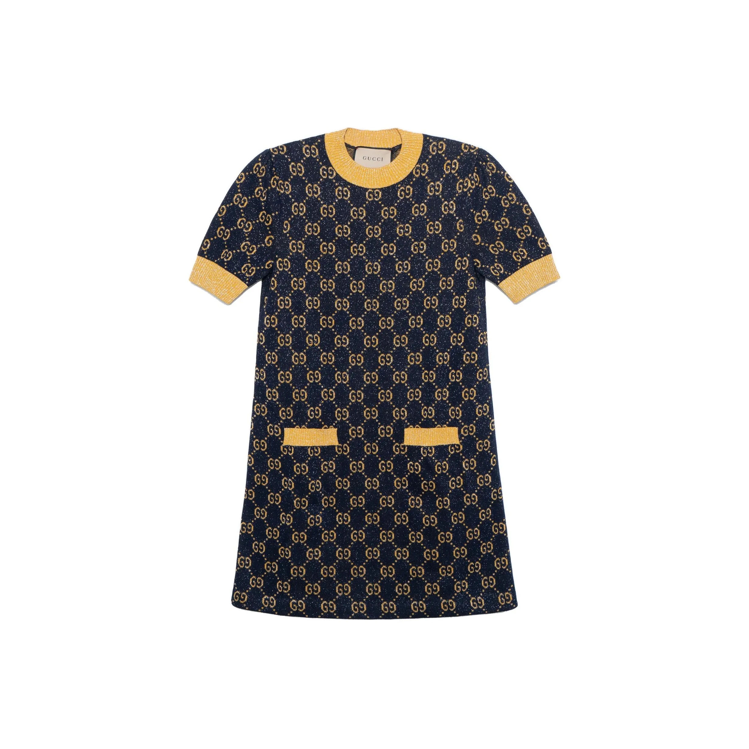 GUCCI SS22 Short Sleeved Dresses Women's Blue