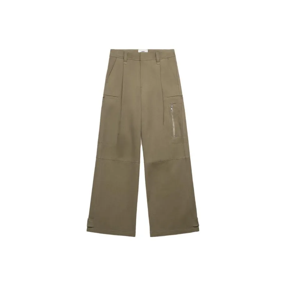 AMIPARIS Wide leg Virgin wool Trousers
