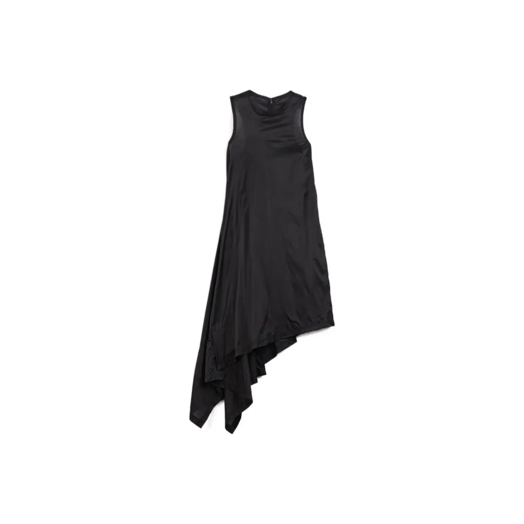 Y 3 Asymmetric Sleeveless Dress