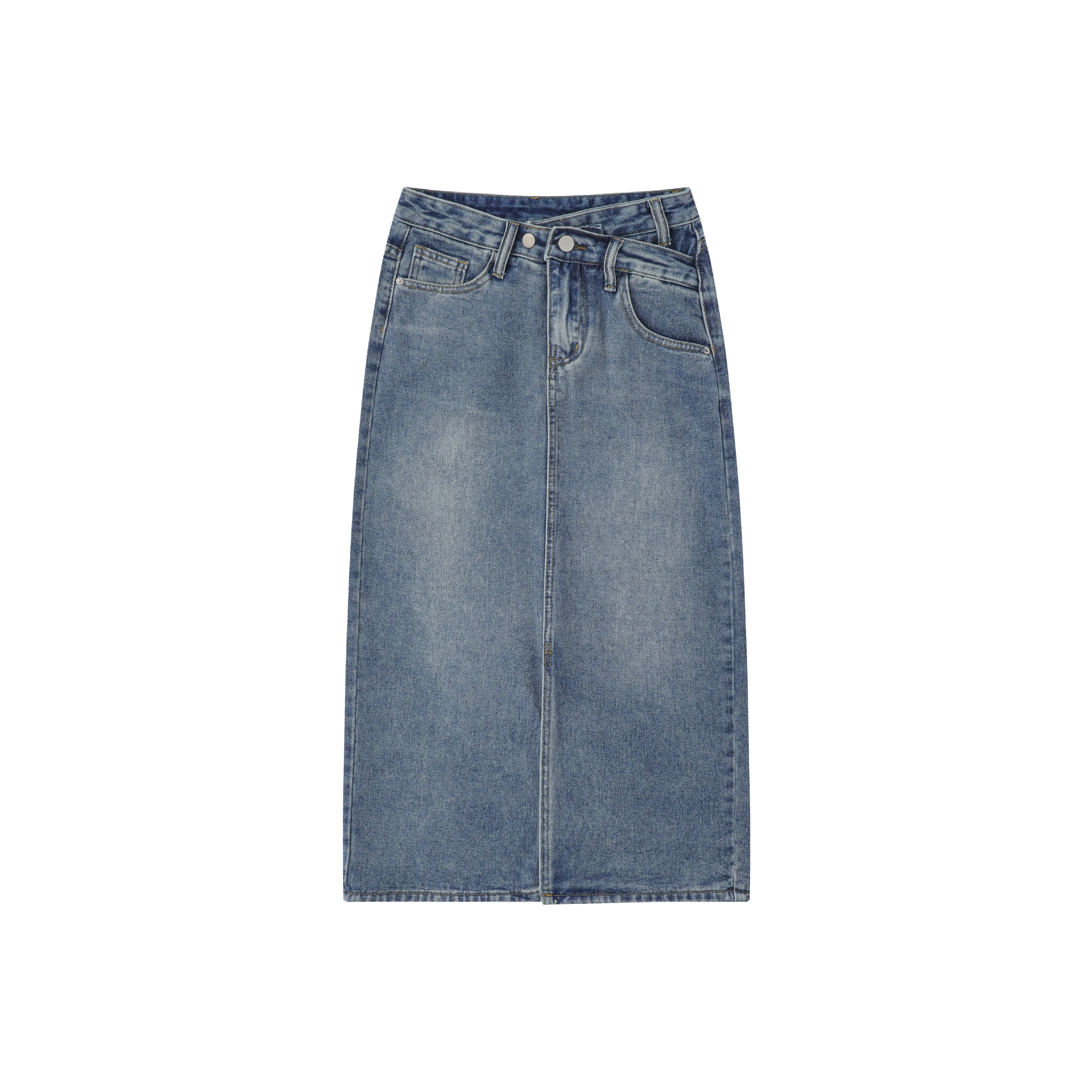 ZAZN Denim Dresses & Skirts Women's Vintage Blue