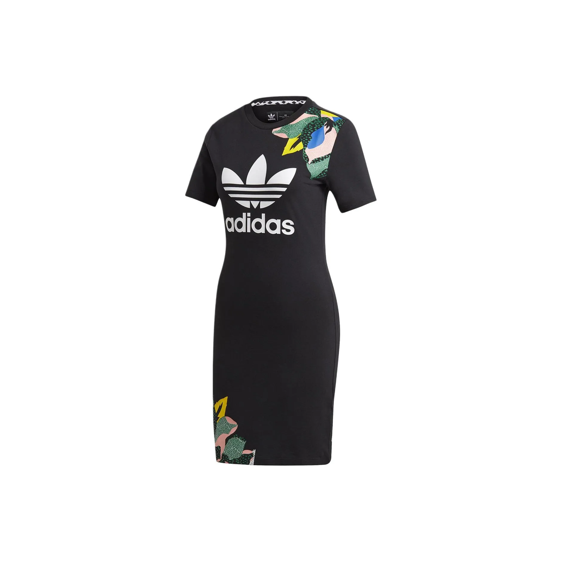 adidas junior Short Sleeved Dresses Women's Black
