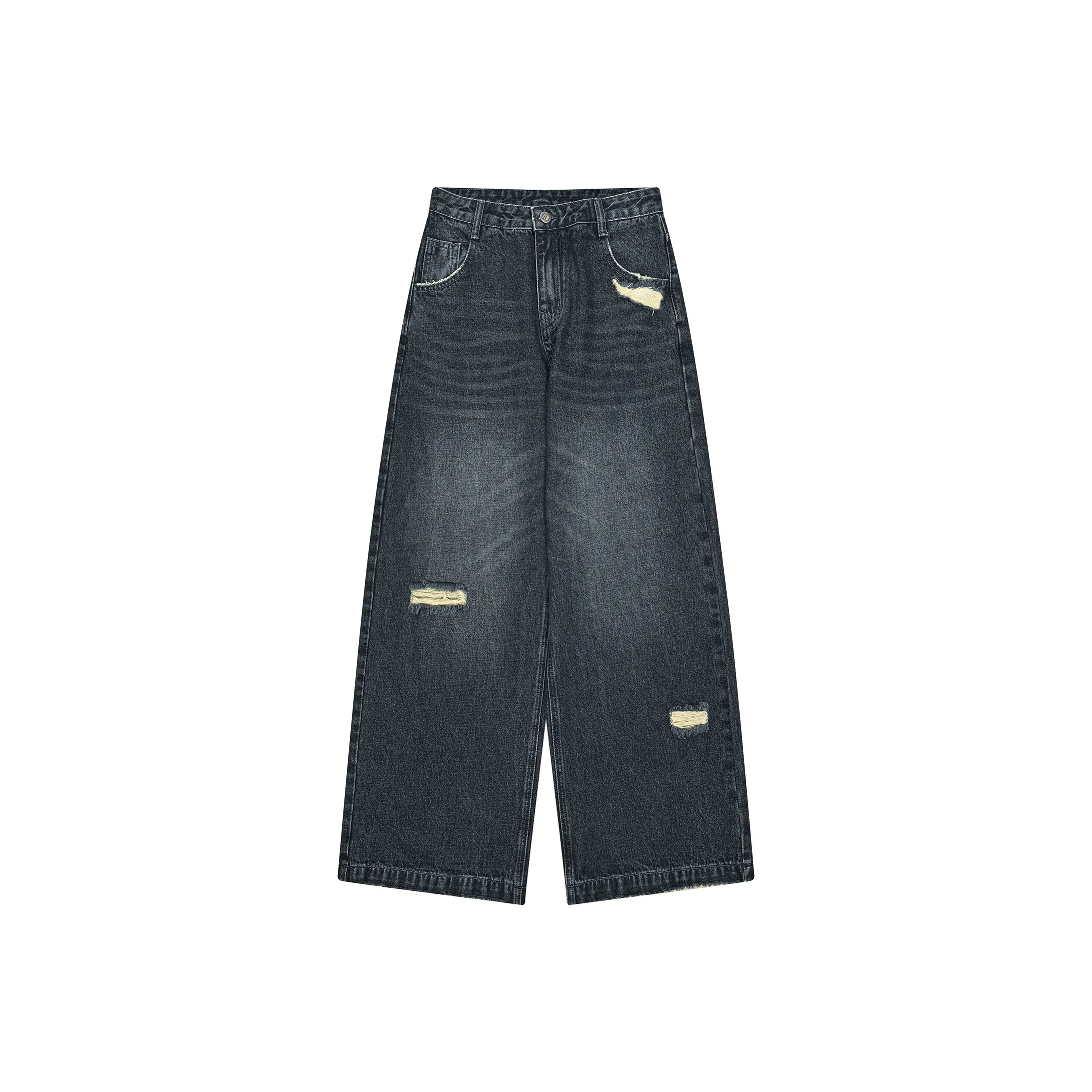 Madgood Черные Унисекс Джинсы