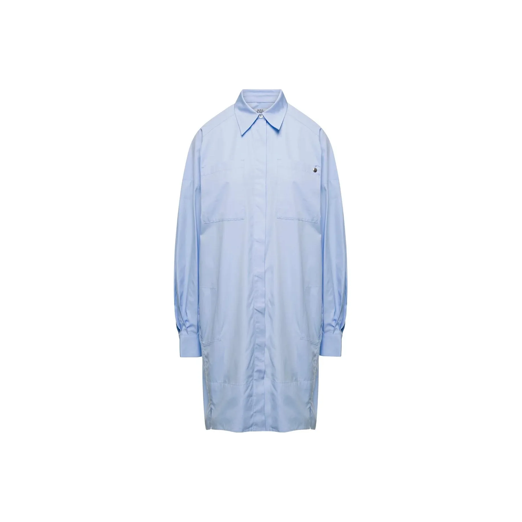 A.P.C Buttoned Long Sleeved Shirt Dress