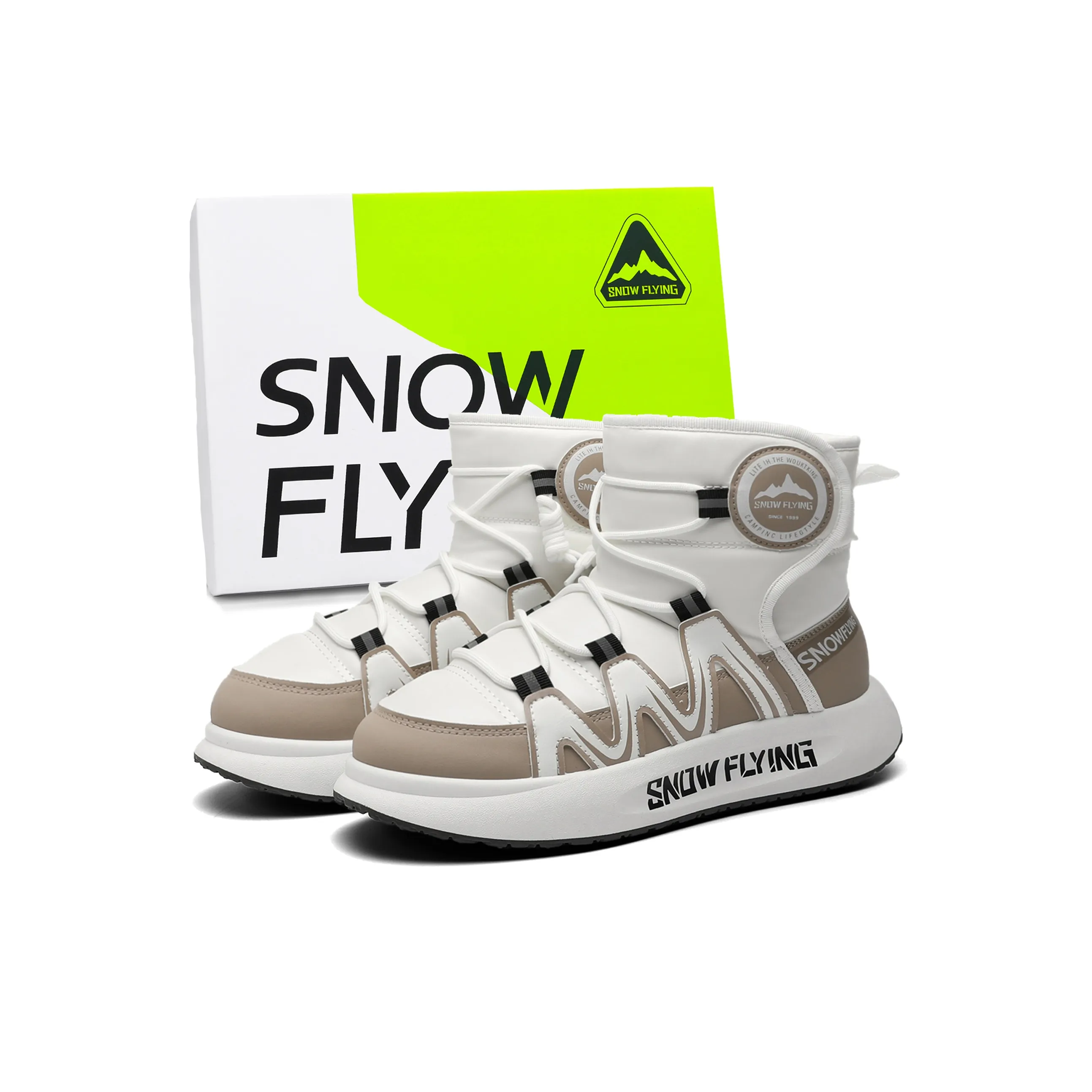 SNOW FLYING Зимняя коллекция тактических ботинок Короткие сноубутсы Унисекс