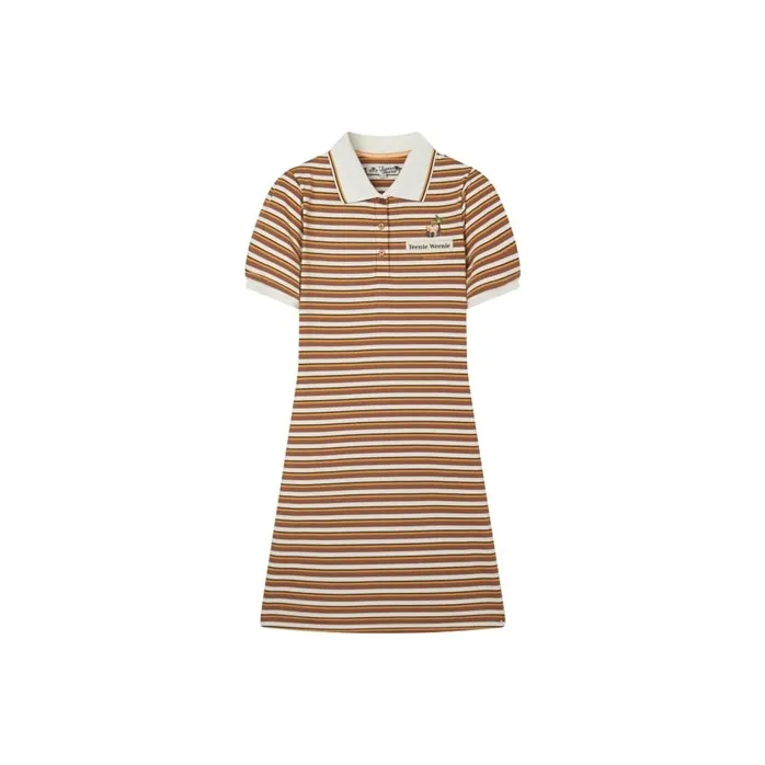 Teenie Weenie Short Sleeved Dress Women's Orange