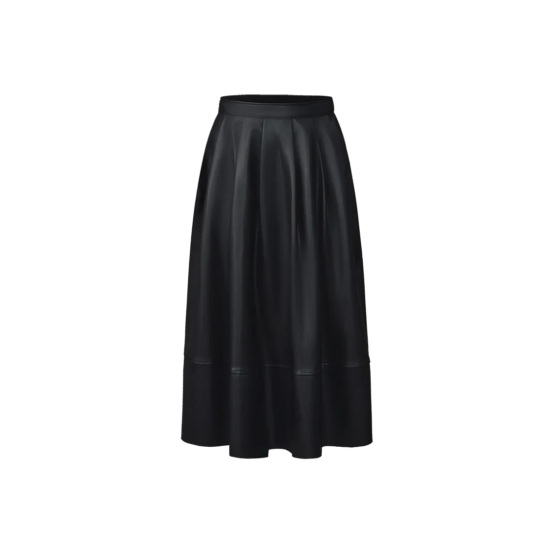 THE SEA LIFE Кожа Длинная Юбка Женская