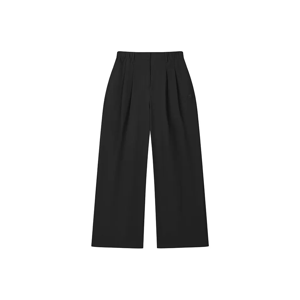 FILA MILANO Итальянская роскошная спортивная коллекция Повседневные брюки Женские Глубокий черный