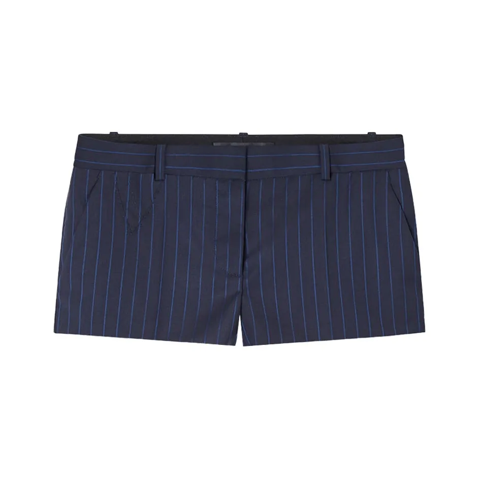 VERSACE Синие Женские Повседневные Шорты