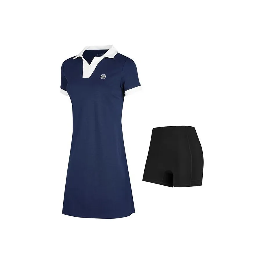 Skechers SS24 Short-Sleeved Dresses Women's Academy Navy