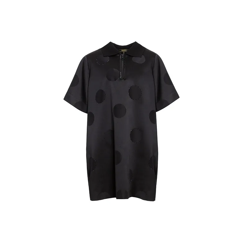 BESIONIA SS23 Short Sleeved Dress Women's Black