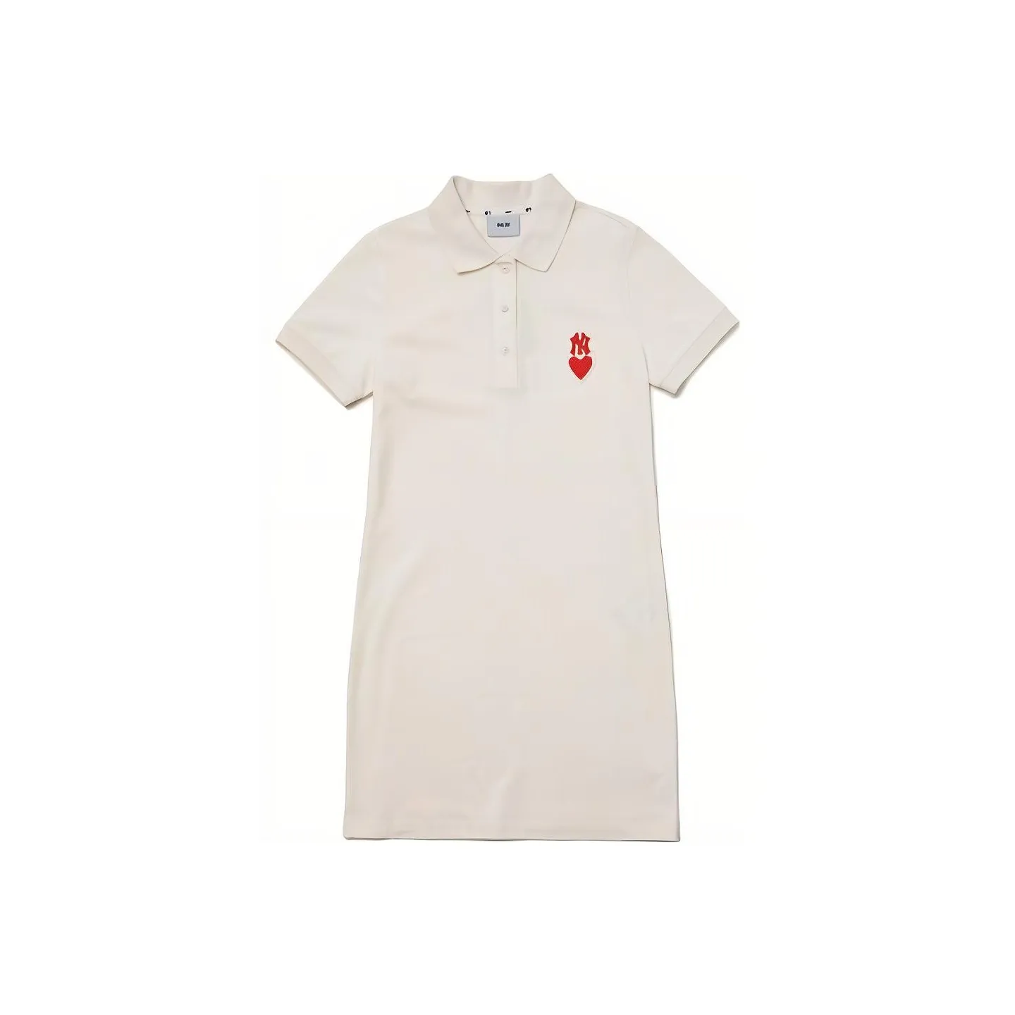 MLB Short Sleeved Dresses Women's Cream White