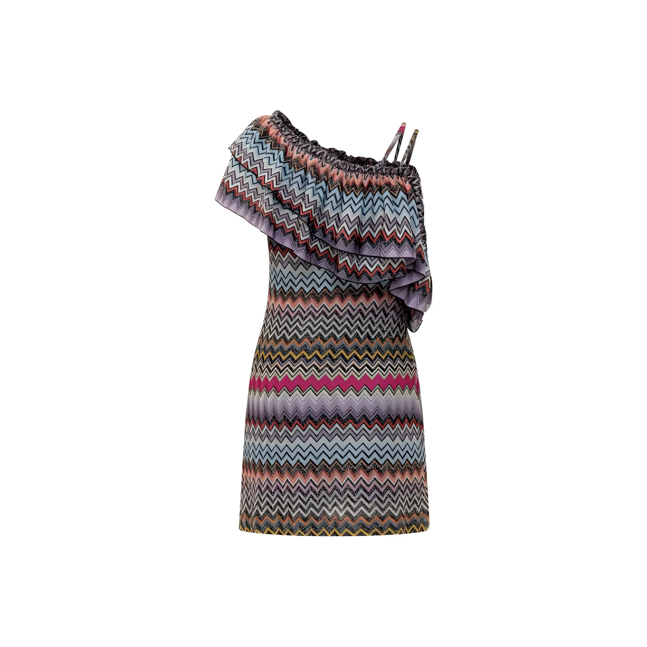 MISSONI Short-Sleeved Dresses Women's Multicolor