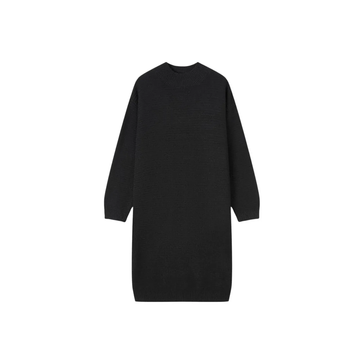 EICHITOO Длинное платье с длинными рукавами женское черное