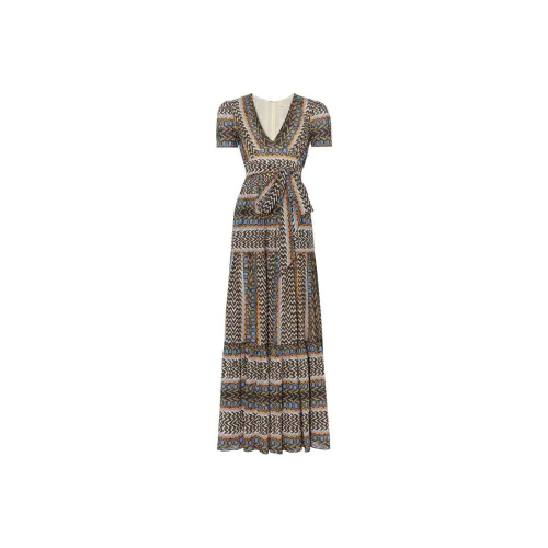 Temperley London Кедровый Коричневый Женские Короткие Платья с Рукавами