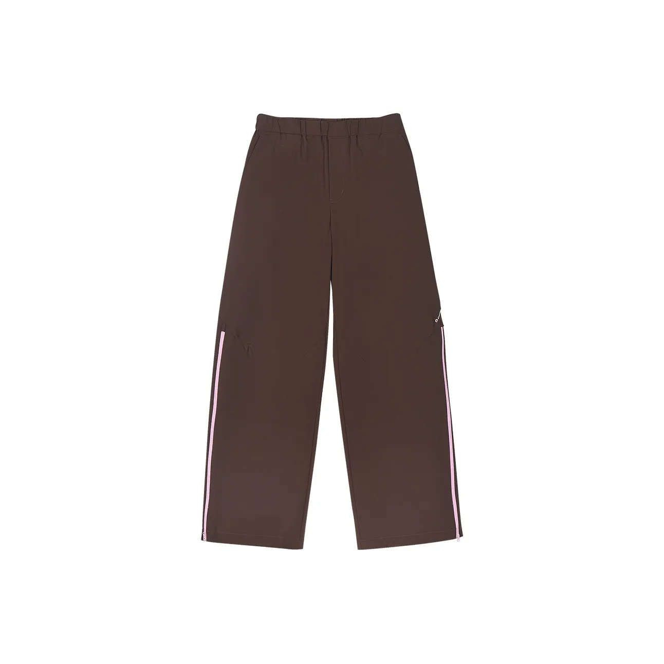 MYSAMESAME Casual Pants Unisex Brown Chestnut