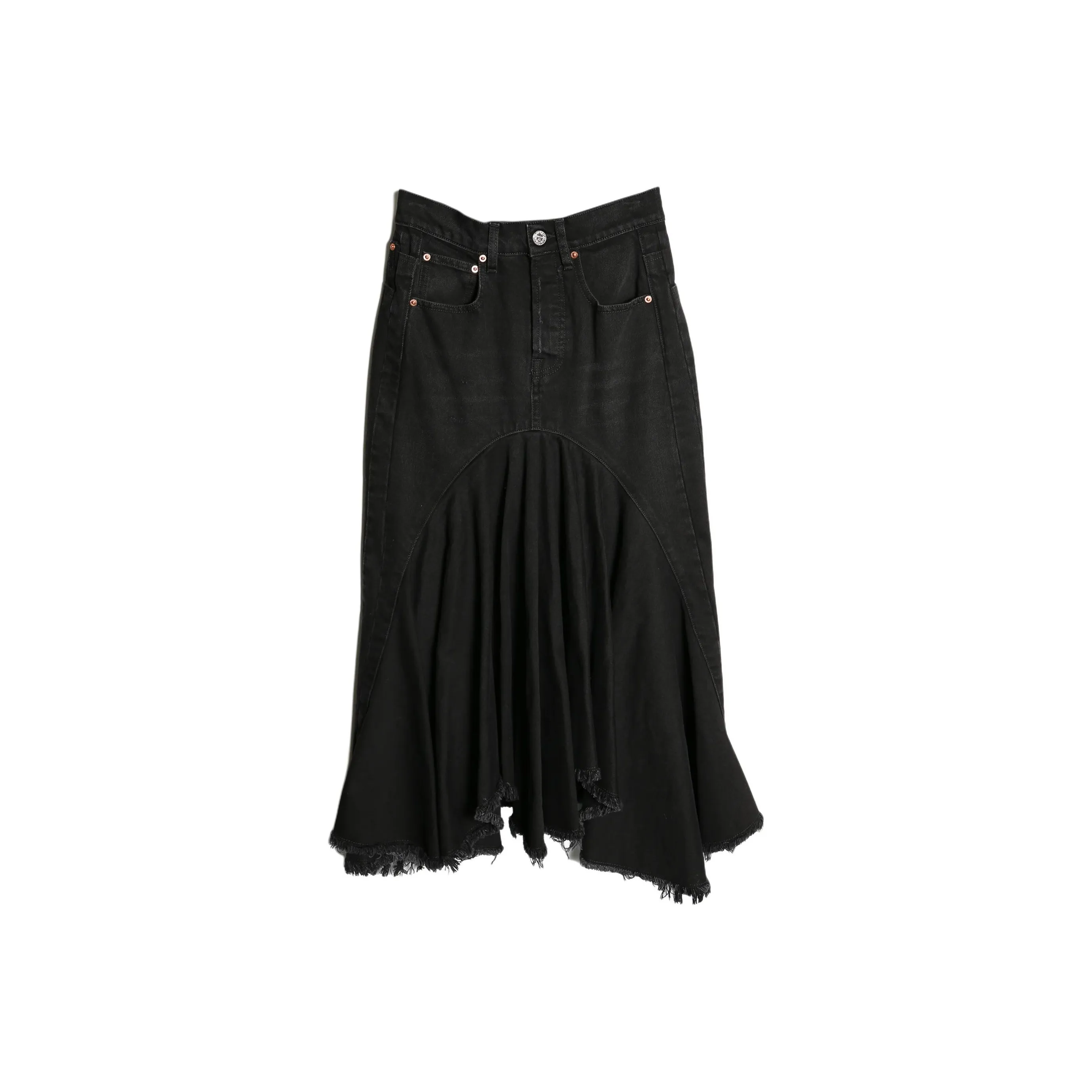 Vetements Denim Midi Skirt