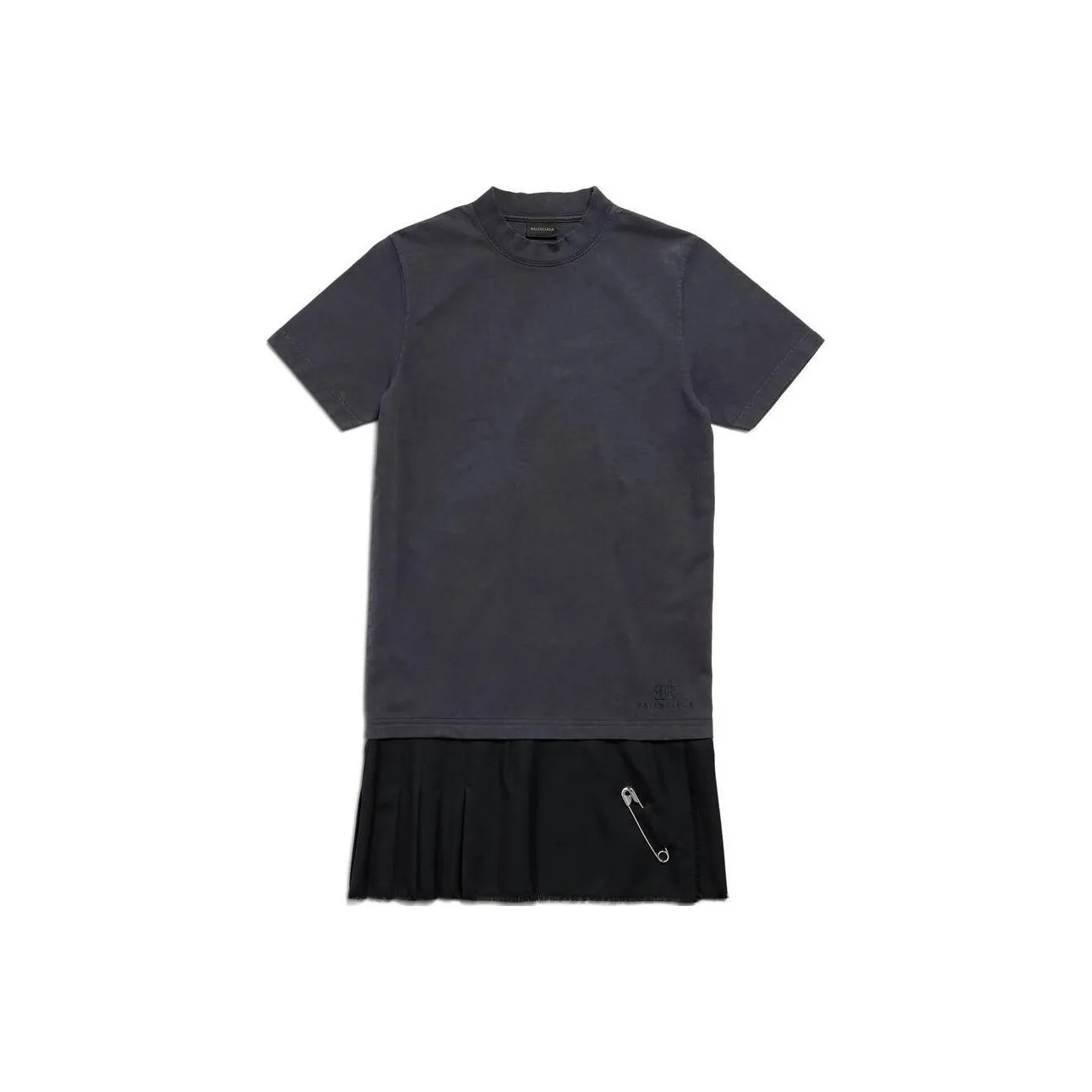 Balenciaga Layered Destroyed T Shirt Dress