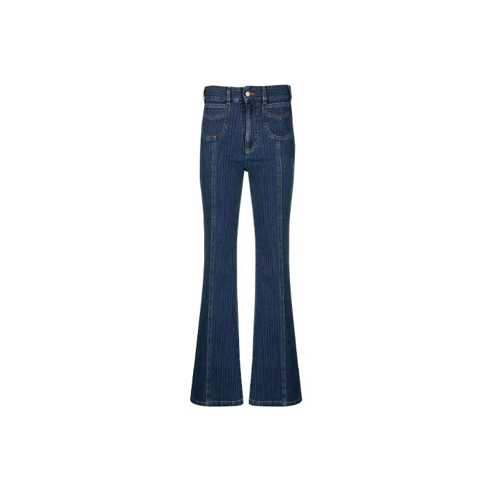 SEE BY CHLOE Синие Женские Джинсы